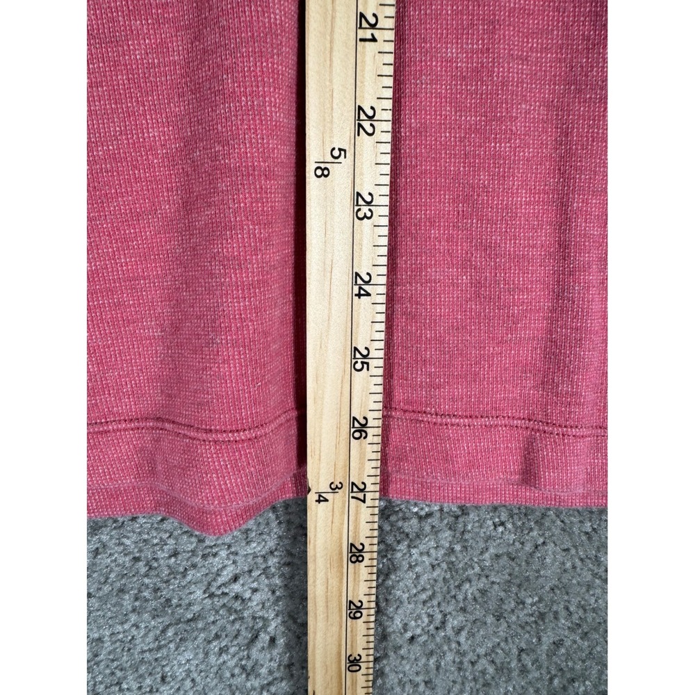 Tommy Bahama Mens Coral Pink Heather Quarter Zip Pullover Sweatshirt Large - Picture 5 of 8